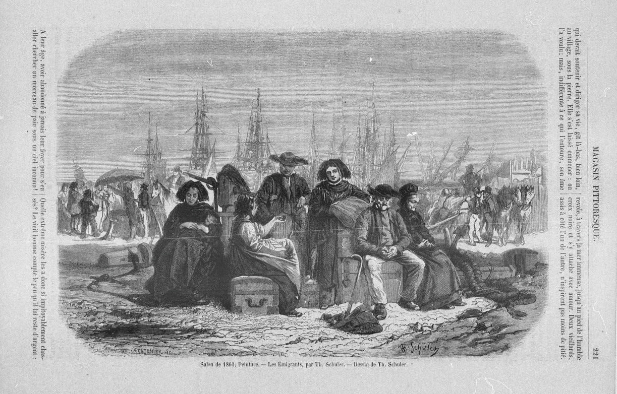 Jacob Orth and His Siblings — Les Émigrants par Théophile Schuler
